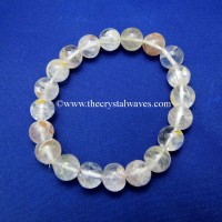 Multi Quartz Round Beads Bracelet